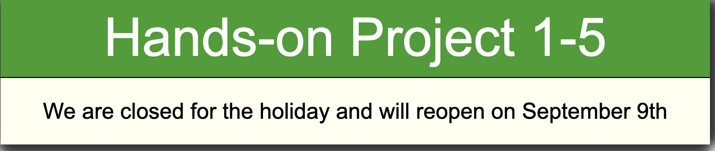 Project 1-5 Preview