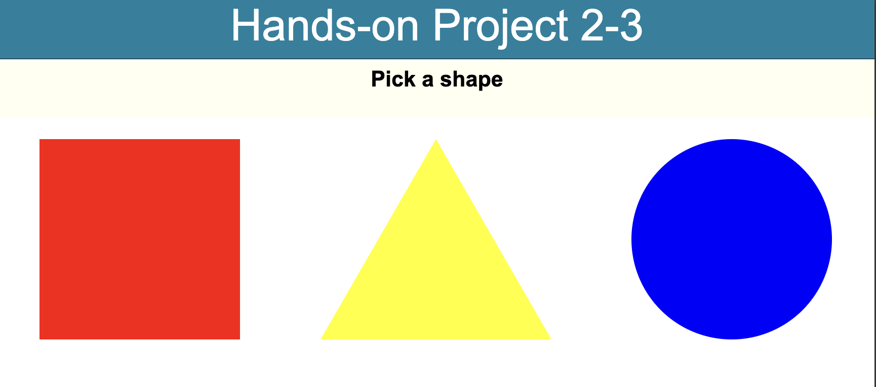 Project 2-3 Preview