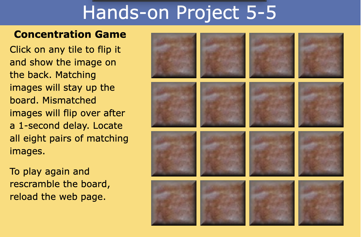 Project 5-5 Preview