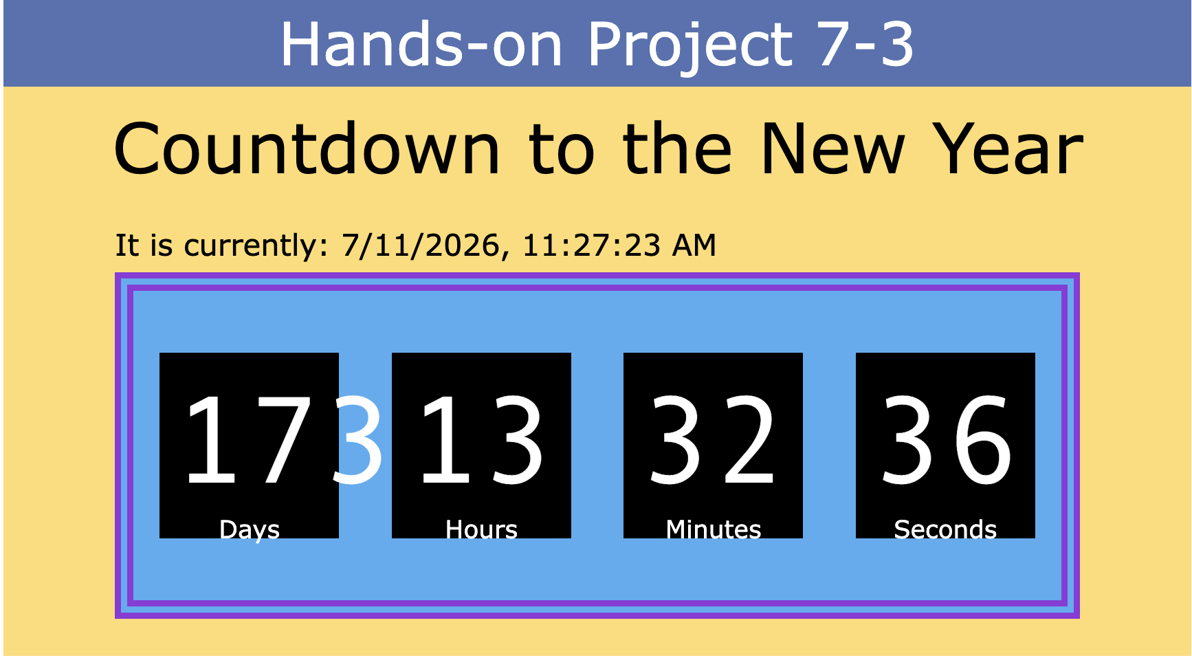 Project 7-3 Preview