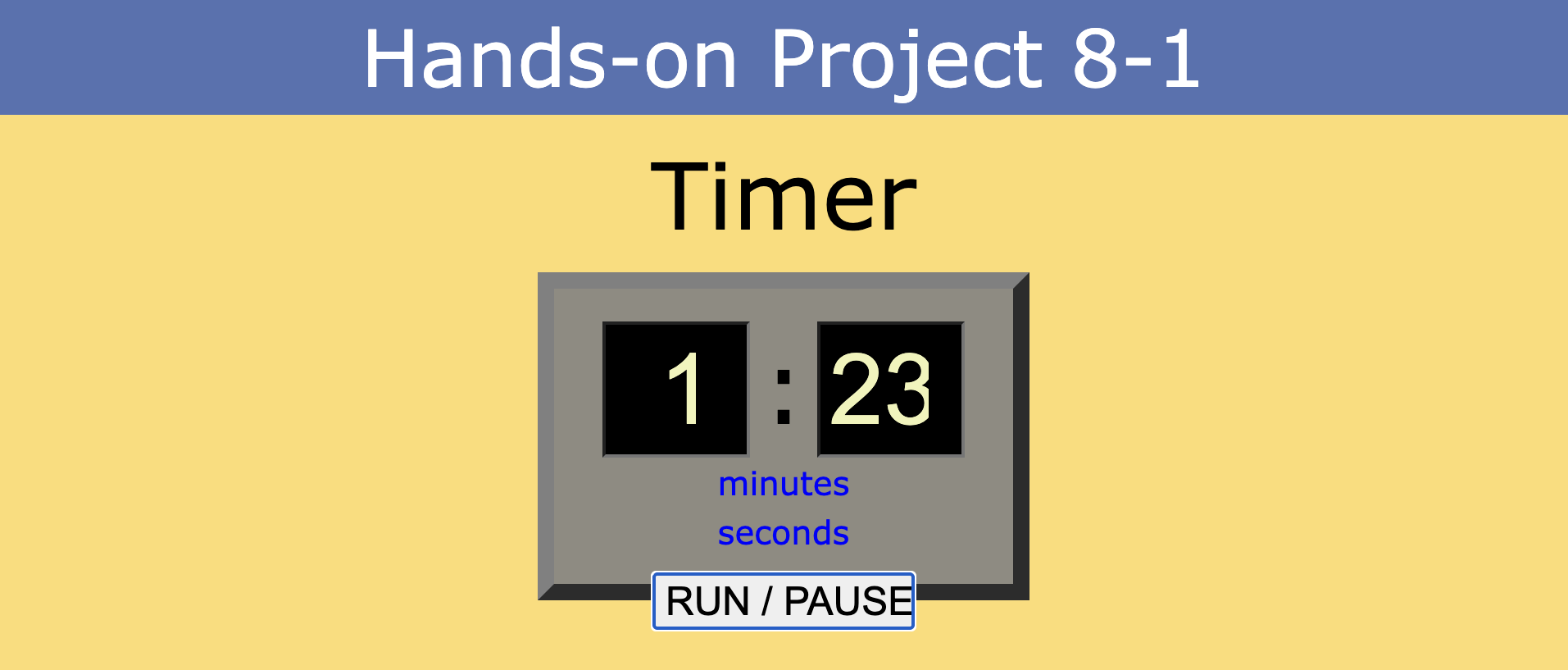 Project 8-1 Preview